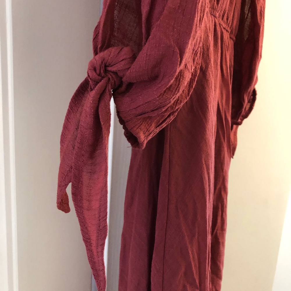 NWOT! Joyfolie Neveah Dress in Brick - Picture 11 of 13